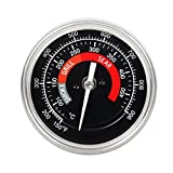 Grill Temperature Gauge Thermometer Replacement for Big Green Egg with 3.3" Large Face,Big Green Egg Accessories Thermometer Replacement 150-900F with Waterproof and No-Fog Glass Lens