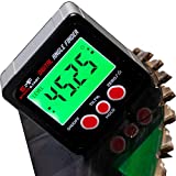 S&F STEAD & FAST Digital Angle Finder Gauge Magnetic Protractor Inclinometer Angle Cube Level Box with Magnetic Base and Backlight on Demand for Woodworking,Table Saw,Construction