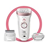 Braun Epilator Silk-pil 9 9-720, Hair Removal Device, Epilator for Women, Mother's Day Gifts, Wet & Dry, Womens Shaver & Trimmer, Cordless, Rechargeable