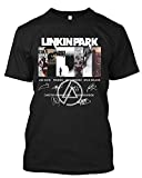 L.I.N.K.I.N P.A.R.K Logo Rock Band Signature T Shirt Gift Tee for Men Women Black