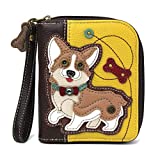 CHALA Zip-Around Wallet - Corgi - Mustard