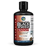 Amazing Herbs Egyptian Black Seed Oil - Gluten Free, Non GMO, Cold Pressed Nigella Sativa Aids in Digestive Health, Immune Support, Brain Function, Mild Flavor - 32 Fl Oz