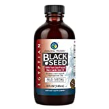 Amazing Herbs Egyptian Black Seed Oil - Gluten Free, Non GMO, Cold Pressed Nigella Sativa Aids in Digestive Health, Immune Support, Brain Function, Mild Flavor - 8 Fl Oz