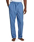 Nautica Men's Soft Woven 100% Cotton Elastic Waistband Sleep Pajama Pant, French Blue, Large
