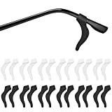 12 Pairs Eyeglass Ear Grip, BeeToo Anti-slip Eyeglass Holder, Premium Silicone Ear Hook, Eyeglass Temple Tips Sleeve Retainer for Glasses, Sunglasses