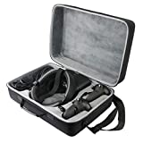 co2crea Hard Travel Case Replacement for Oculus Rift S PC-Powered VR Gaming Headset (Black Case + Inner Gray Box)