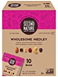 Second Nature Trail Mix Snack Variety Pack, Pack of 40 – Includes (20) 1.5oz Wholesome Medley Packs; (10) 1.25oz Dark Chocolate Medley Packsand (10) 1.25oz California Medley Packs