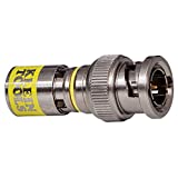Klein Tools VDV813-607 Universal BNC Compression Coax Connector, for RG6/6Q Coaxial Cables, Male, 10-Pack