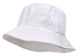TOP HEADWEAR TopHeadwear Blank Cotton Bucket Hat - White - Large/X-Large