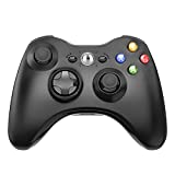 ASTARRY Wireless Controller Compatible with Xbox 360, 2.4GHZ Game Controller Gamepad Joystick Compatible with Xbox & Slim 360 PC Windows 7, 8, 10 (Black)