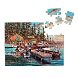 Relish 63 Piece Lakeside Vacation Dementia Jigsaw Puzzle – Alzheimer’s Products & Dementia Activities for Seniors