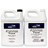 TotalBoat 2 Lb Density Expanding Foam Kit, 2 Part Closed Cell Polyurethane Liquid Foam for Boat and Dock Flotation, Insulation, Soundproofing and Filling Voids (2 Gallon Kit)