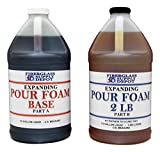 2 Lb Density Expanding Pour Foam, 2 Part Polyurethane Closed Cell Liquid Foam for Boat and Dock Flotation, Soundproofing, Filling Voids, and Insulation (1 Gallon Kit)