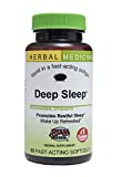Deep Sleep - Natural Herbal Sleep Aid Supplement - Non-Habit Forming - All Natural Sleep Remedy Pills - 60 Softgels (Made with California Poppy, Valerian, Passionflower, Chamomile, Lemon Balm & More) - Herbs Etc