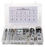 64 Pcs. JIC 37° Flare Thread Cap & Plug Assortment Kit, Galvanized Steel with Precision Threading Hydraulic Adapter AN Fitting Set, Dash Sizes 04 06 08 10 12 16