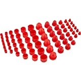 Plastic AN Fitting Cap and Plug Kit, 72 Pieces