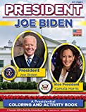 President Joe Biden and Vice President Kamala Harris Historical Coloring and Activity Book 2020 8.5 x 11