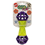 SPOT Geo Play Dual Texture Dog Toy Dumbbell