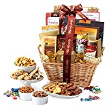 Broadway Basketeers Condolences Gourmet Gift Basket, Kosher Sympathy Food Gift Baskets for Delivery, Perfect Care Package Box or Assorted Snack Gifts for Bereavement, Loss, Funeral, or Shiva