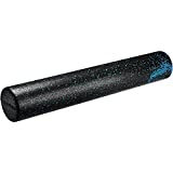 Amazon Basics High-Density Round Foam Roller for Exercise and Recovery - 36-Inch, Blue Speckled