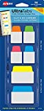 Avery Ultra Tabs Refillable Clip & Go Carrier, Assorted Primary Colors, Pack of 56 Repositionable Tabs (74780)