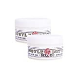 Hustle Butter Deluxe – Tattoo Butter for Before, During, and After the Tattoo Process – Lubricates and Moisturizes – 100% Vegan Replacement for Petroleum-Based Products – 5 oz (2 Pack)