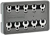 GEARWRENCH 10 Pc. 3/8" Drive Crowfoot Wrench Set, Metric - 81909
