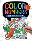 Color by Numbers For Kids Ages 4-8: Dinosaur, Sea Life, Animals, Butterfly, and Much More!