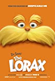 Dr. Seuss' The Lorax Movie Poster Family Silk Wall Print 36 inch x 24 inch