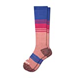 Bombas Womens Compression Socks (15-20mmHg) Flamingo Soft Comfortable Calf Socks for Woman