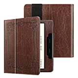 Fintie Folio Case for All-new Kindle Oasis (10th Generation, 2019 Release and 9th Generation, 2017 Release) - Premium PU Leather Slim Fit Cover with Auto Wake Sleep, Vintage Brown