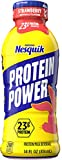 Nestle Nesquik Protein Plus Milk 14 oz Plastic Bottles - Pack of 12 (Strawberry)