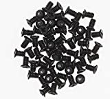 Bfenown Lot 100 pcs Replacement 3.5" HDD 6#-32 Flat Phillips Head Hard Drive Disk HDD Screws for comperter pc