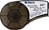 Brady Authentic (M21-750-499) Multi-Purpose Nylon Label for General Identification, Wire Marking, and Laboratory Labeling, Black on White material - Designed for BMP21-PLUS and BMP21-LAB Label Printers, .75" Width, 16' Length