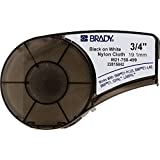 Brady M21-750-499, BMP21 Plus Series Nylon Cloth Patch Panel and Wire and Cable Labels (Pack of 5 Cartridges)