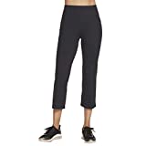 Skechers Women's Gowalk Lite Crop Pant, Black, Medium