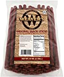 Weaver’s Original Snack Sticks (80 mild flavored 6.5" beef and chicken snack sticks per 40oz bag)