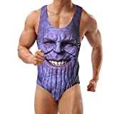 Thanos Swimsuit Male One Piece Swimwear for Men and Boys (Thanos, Medium)