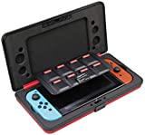 Amazon Basics Vault Case for Nintendo Switch, 10.5 x 5.4 x 1.8 inches, Red (Not compatible with Nintendo Switch OLED model)