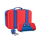 Travel Case for Nintendo Switch Hard Shell Carrying Case Cute Large Storage Bag Included Portable Slim Carry Case Fit Switch Pro Controller & Accessories
