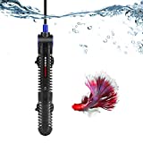 BKTC Submersible Aquarium Heater 50W Fish Tank Heater 50 Watt Adjustable Temperature for 5 to 15 Gallon Tank