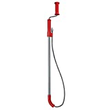 RIDGID 59787 Model K-3 Toilet Auger with Unclogging 3-Foot Snake and Bulb Head