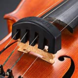 Eno Music Rubber Violin Practice Mute for 4/4 Violin