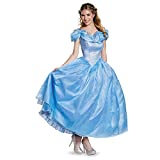 Disney Women's Cinderella Movie Adult Prestige Costume, Blue, Medium