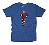 theCHIVE John Daly American Role Model Golf T-Shirt (Men, X-Large, Blue)