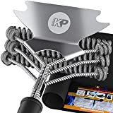 3 in 1 Dream Set - Safe Grill Brush and Scraper Bristle Free +Heavy Duty Grill Mat|Best Barbecue Grill Cleaner |Rust-Resistant Grill Cleaning Brush –Safe BBQ Brush for All Grates|Gift for Grill Master