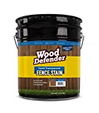 Wood Defender Semi-Transparent Fence Stain Coffee Brown 5-Gallon