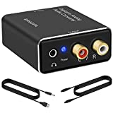 BANIGIPA Digital to Analog Audio Converter for TV, DAC SPDIF Optical Toslink or Coaxial to AUX Stereo L/R RCA 3.5mm Jack Adapter for Home Cinema HD Box DVD PS4 Amp Blu-ray Player Bluetooth Transmitter