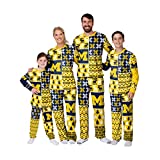 Michigan Wolverines NCAA Busy Block Family Holiday Pajamas - Mens - XL