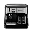 De'Longhi BCO430BM All-in-One Combination Maker & Espresso Machine + Advanced Milk Frother for Cappuccino, Latte & Macchiato + Glass Coffee Pot 10-Cup